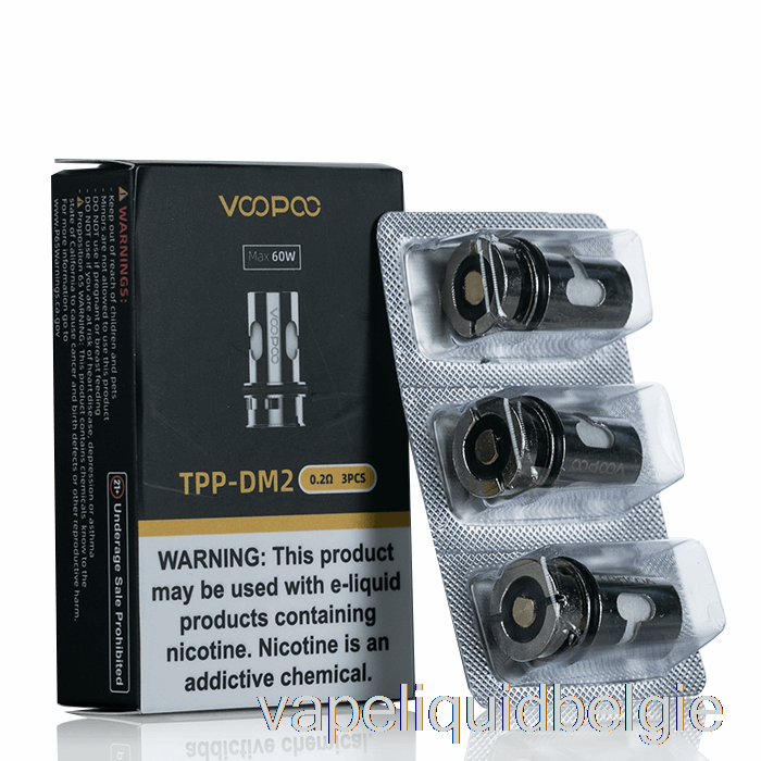 Vape België Voopoo Tpp Vervangende Spoelen 0.2ohm Tpp-dm2 Mesh Spoelen